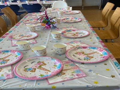 Party Tea Set Up